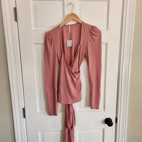 NWT Free People Wrap Top - Picture 1 of 4